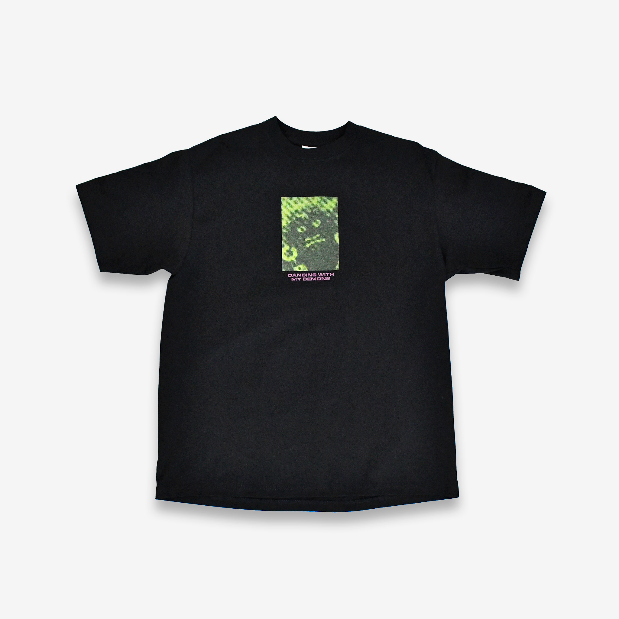 HALFTONE S/S T-SHIRT - BLACK