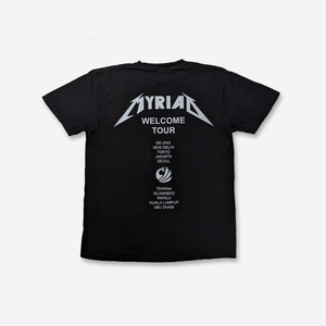 WELCOME TOUR T-SHIRT - BLACK