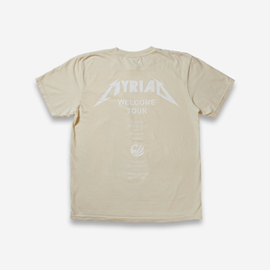 WELCOME TOUR T-SHIRT - IVORY